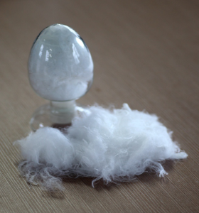 32 orange petals staple fibers