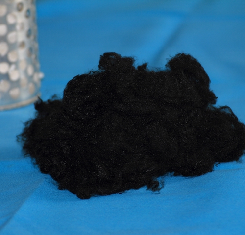 尼龙岛定岛黑色短纤